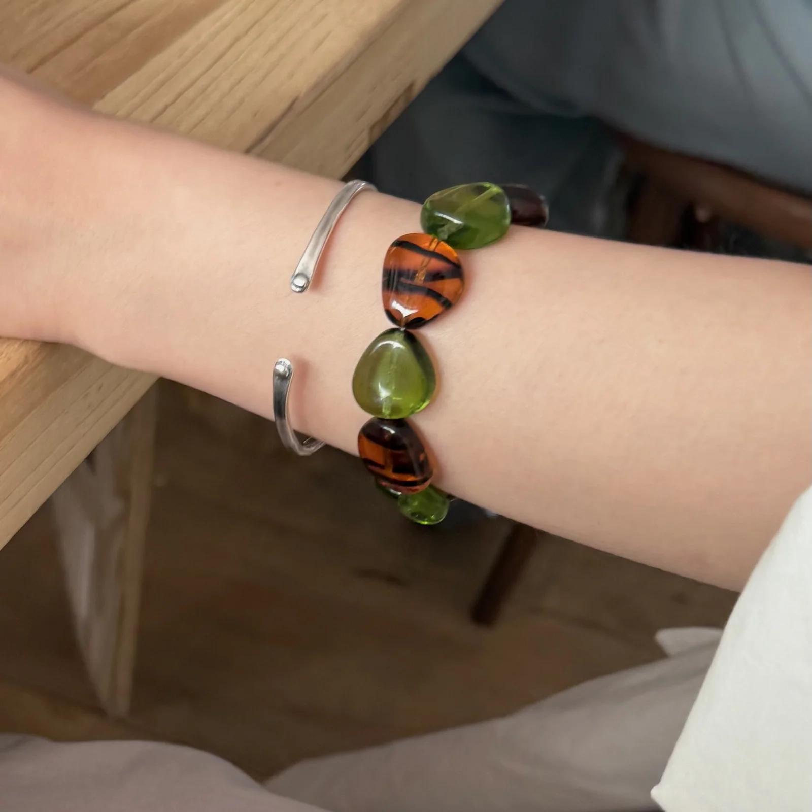 Forest Ember Bracelet (Japan Glass)