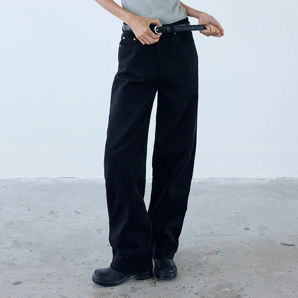 Wide denim (black)