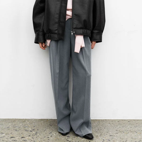ESSENTIAL AUBE TWO TUCK PANTS(PT-5688)