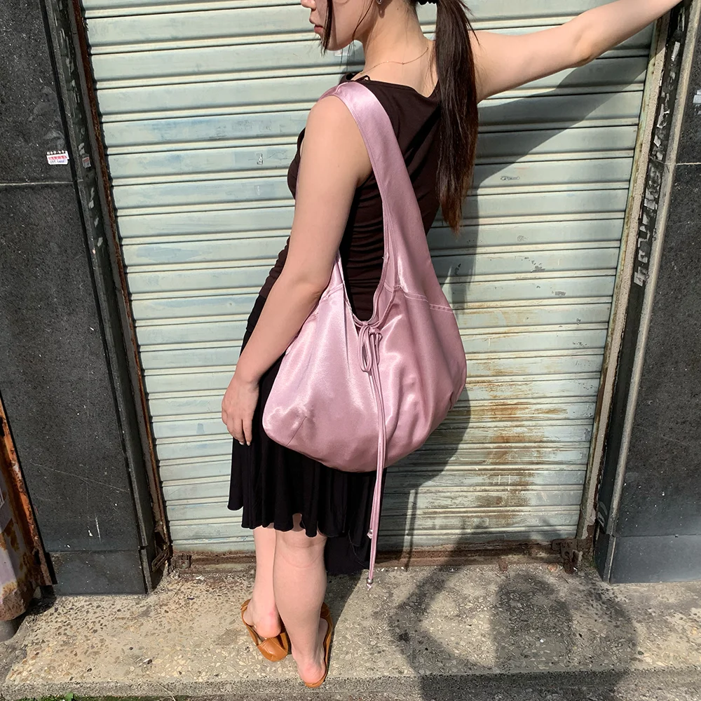 Veil Satin Bag - Dusty Pink