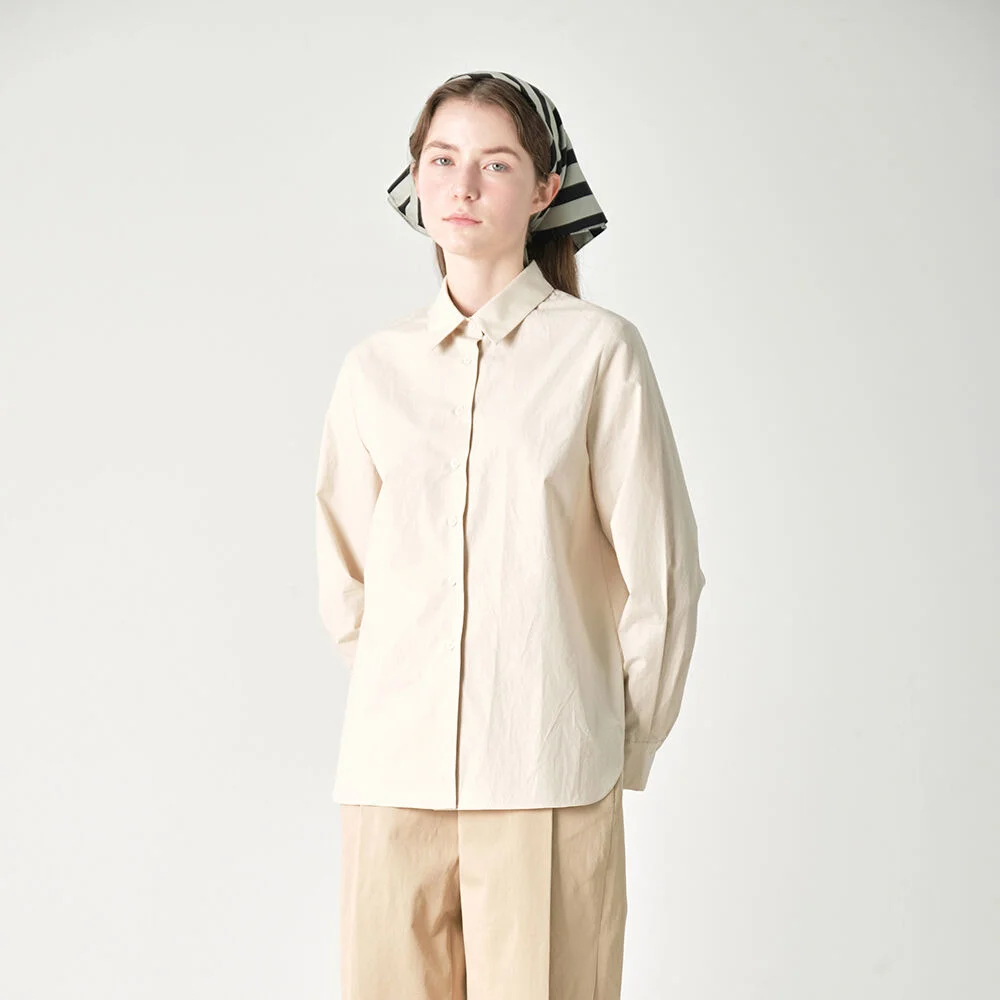 timeless standard shirt_beige