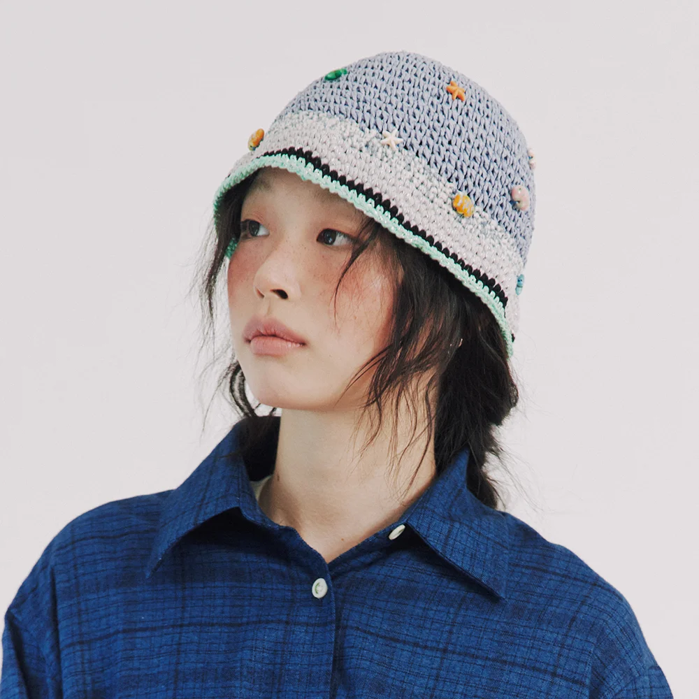 SEA BEANIE BLUE