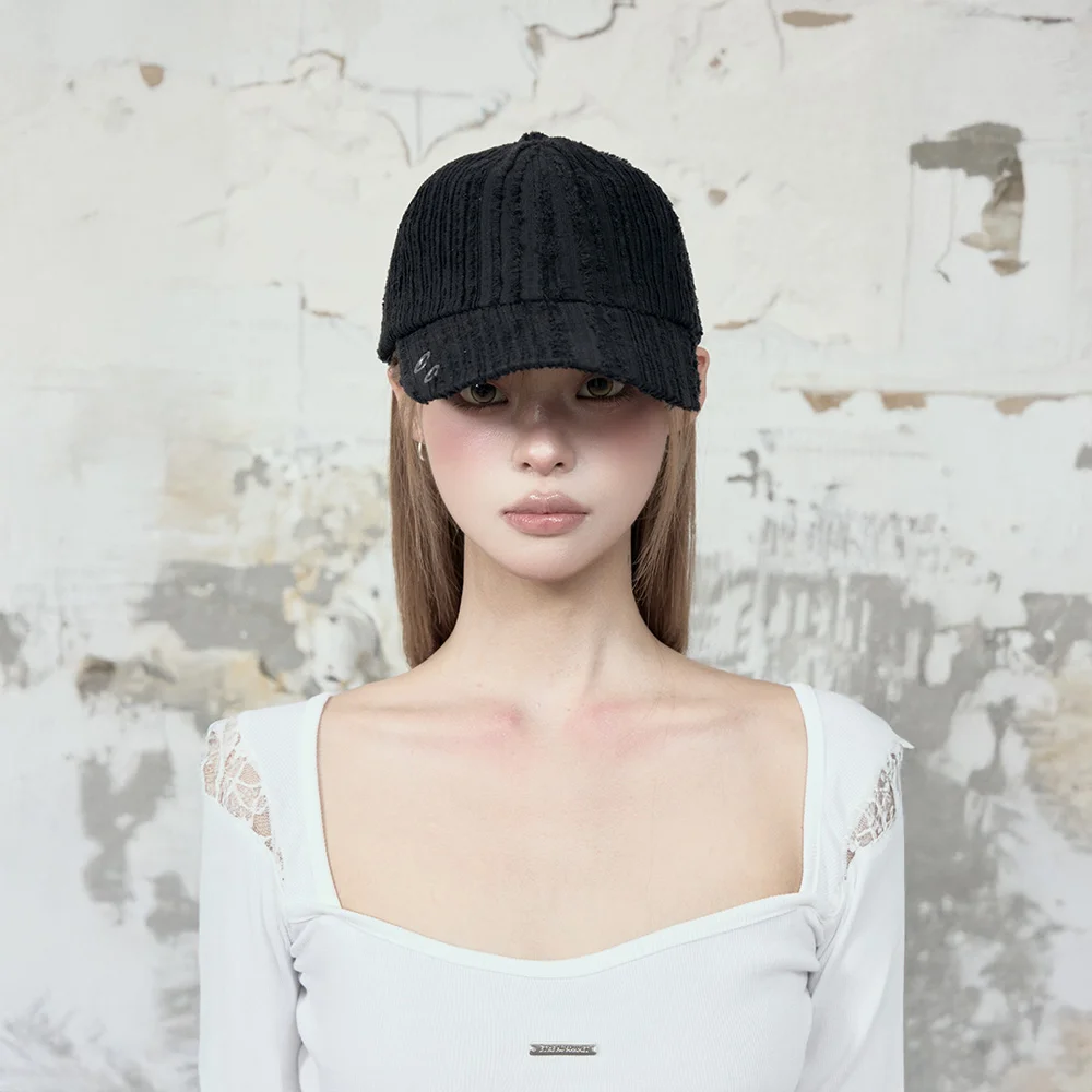 Cross Embroidery Ball Cap (Black)