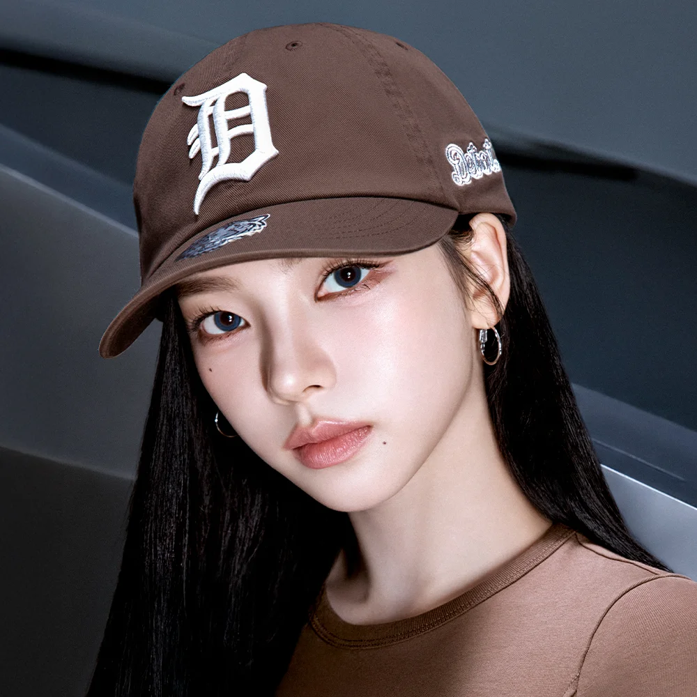 標誌款 無結構 棒球帽 DET (Neon Brown)