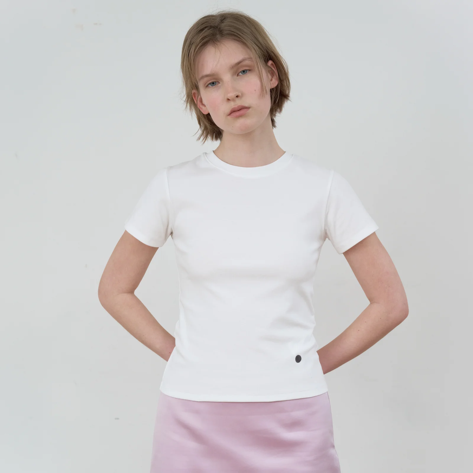 BASIC SIMBOL T-SHIRT_WHITE