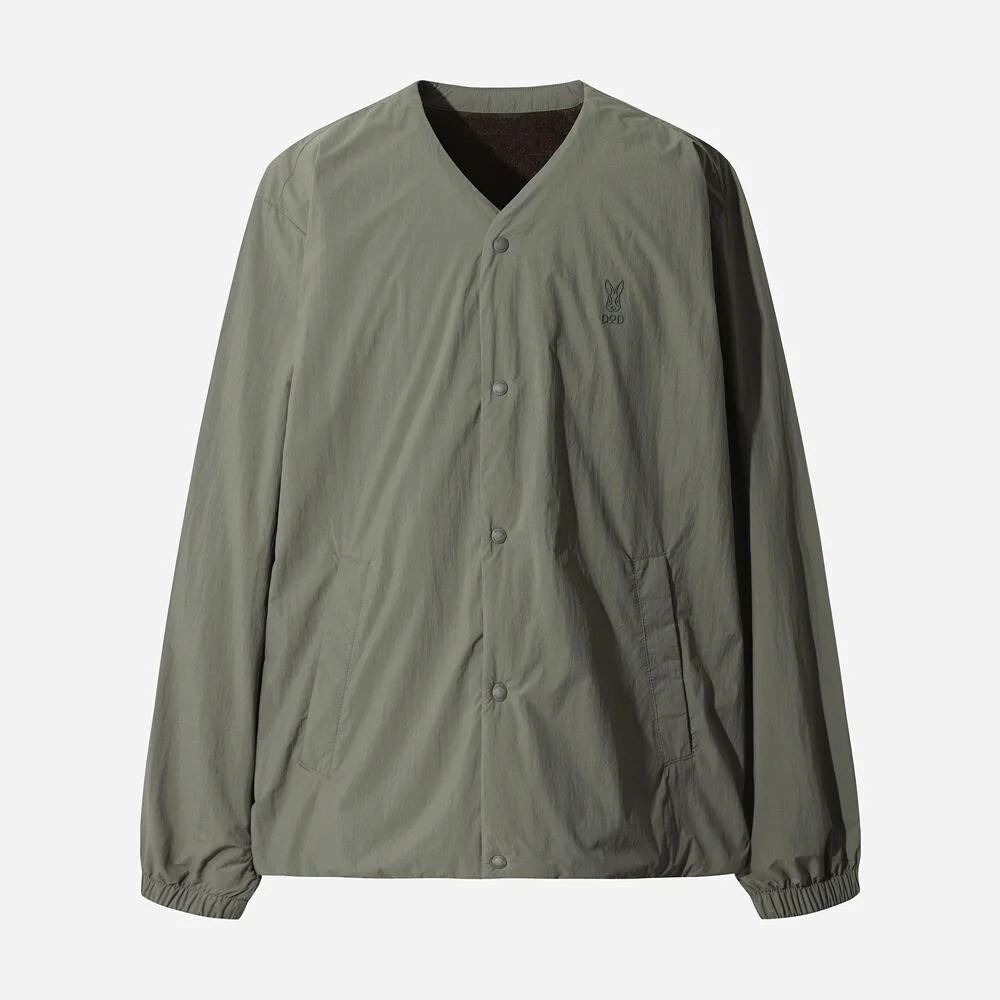 Miro 雙重 雙面穿 開襟外套 外套(L.CHARCOAL GREY)