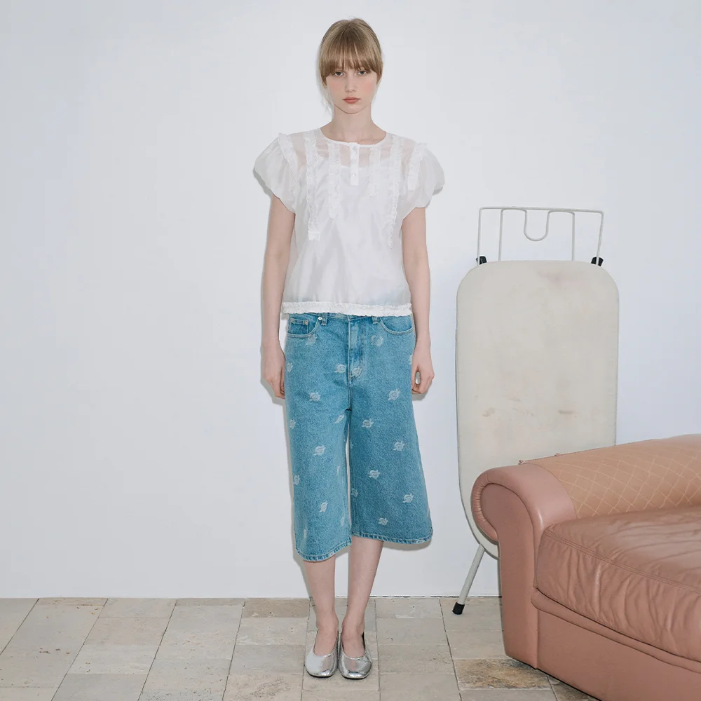 Bermuda Denim Shorts (Blue)