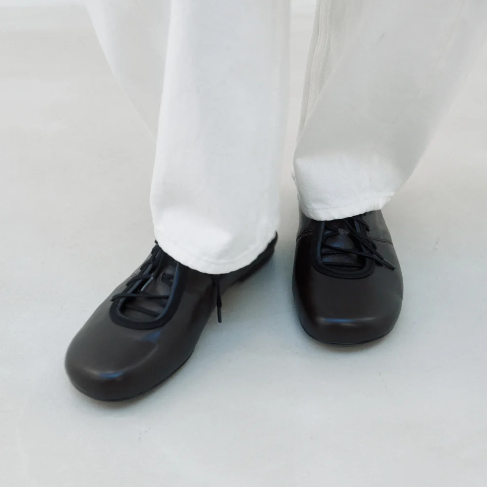 LACE UP BOWLING SHOES (ORGAN BROWN)