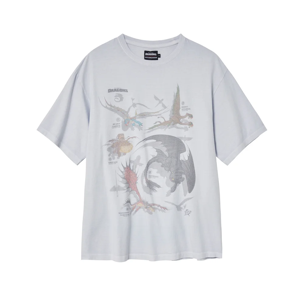 Dragons Tee Light Grey