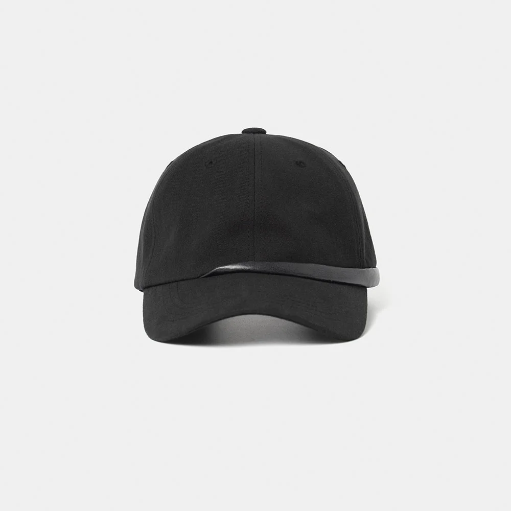LEATHER CAP (BLACK)