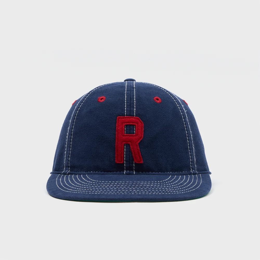 麂皮 皮革 棒球帽 (NAVY-410)