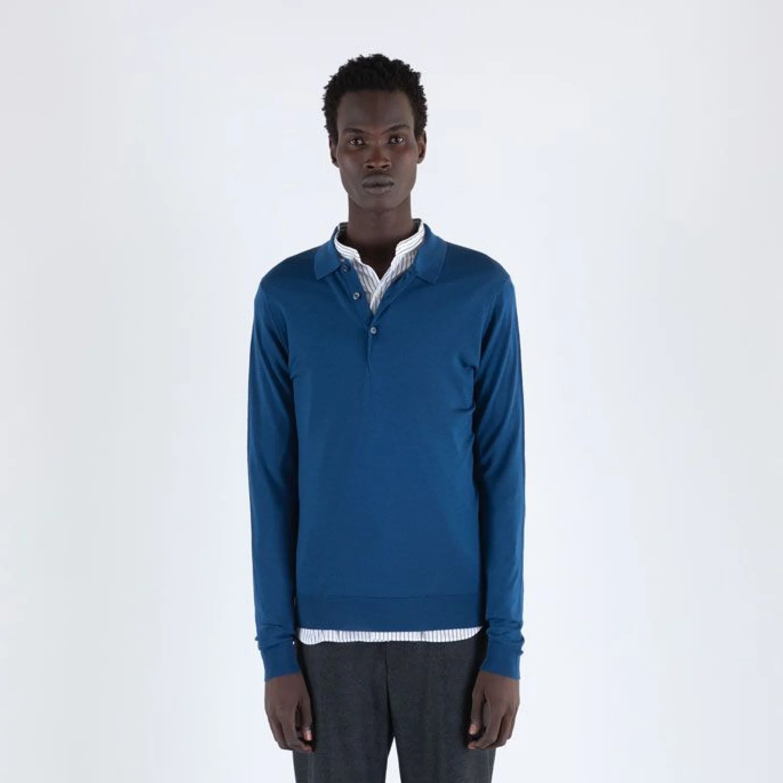 BELPER Merino Wool Polo Shirt Knit Seasonal 8 Colors