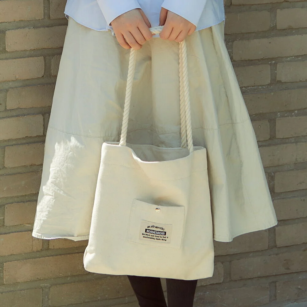 ROPE COTTON ECO BAG (IVORY)