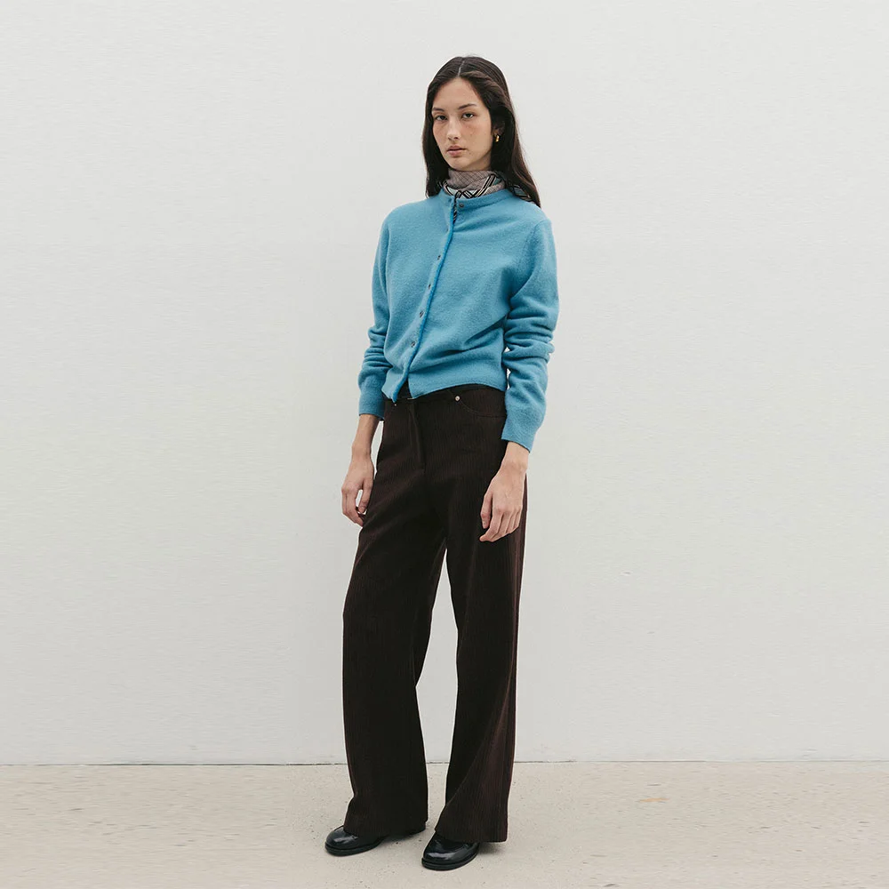 Corduroy Wide Pants(Brown)
