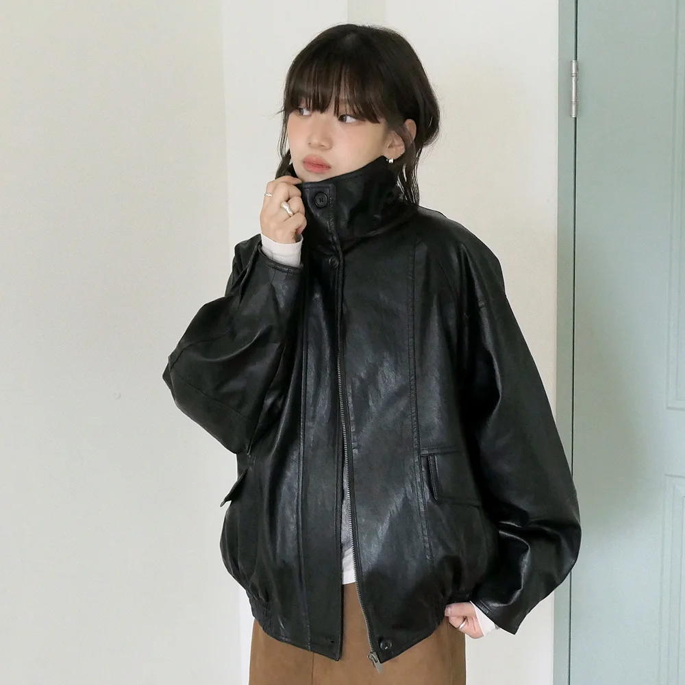 ETTA LEATHER JUMPER_BLACK