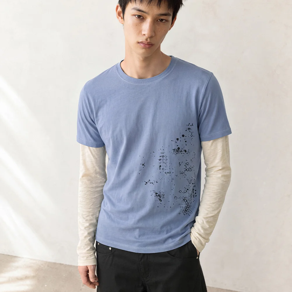Bluesf layered graphic tee_BL