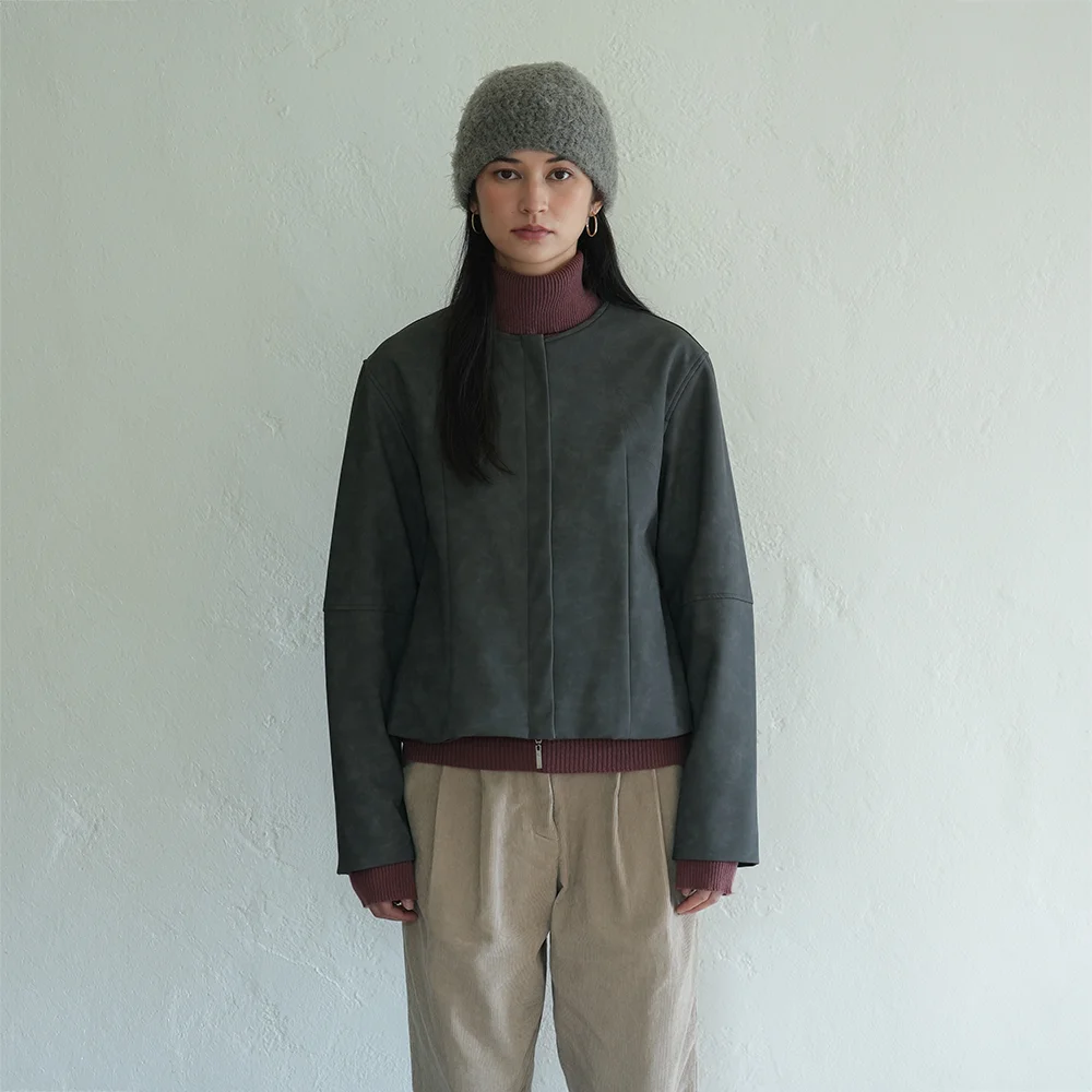 Gwen fake Jacket (Dark Gray)