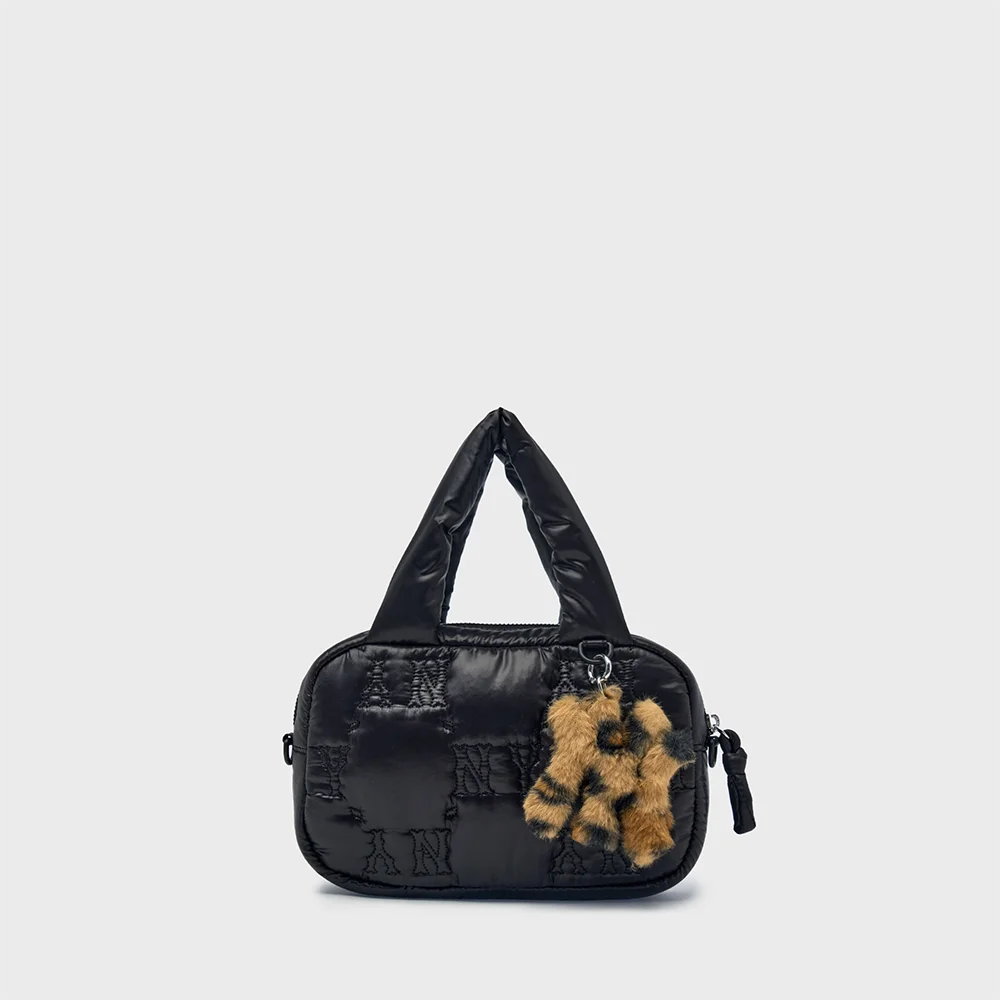菱形 Monogram 糖果 羽絨外套 托特袋 NY (Black)