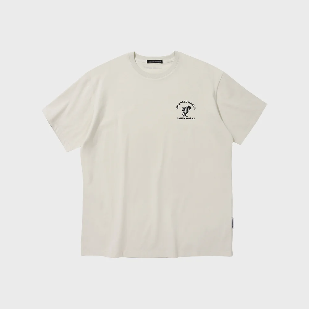 LM SKUNK WORKS ARCH LOGO TEE(L41UTS101CRM)