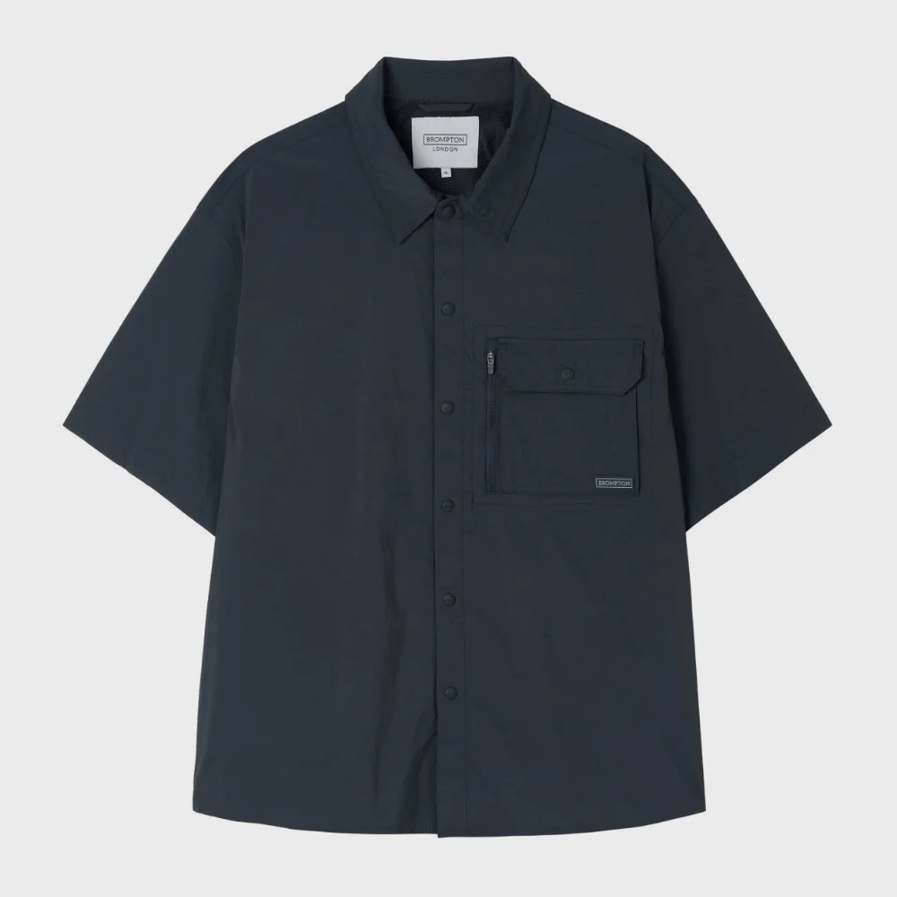 HALF SLEEVE SHIRT - CHARCOAL (P262MSH185)