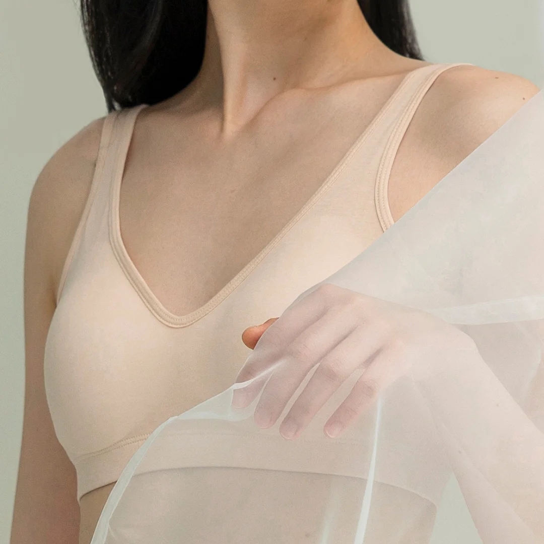 有機 爽膚水 一體式 Bralette_2color