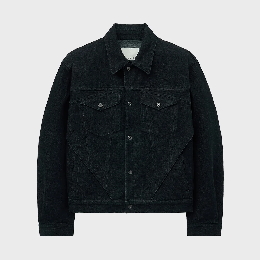 STRUCTURED DENIM JACKET (INDIGO)
