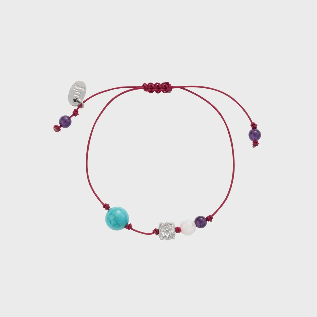 earth blend bracelet-red