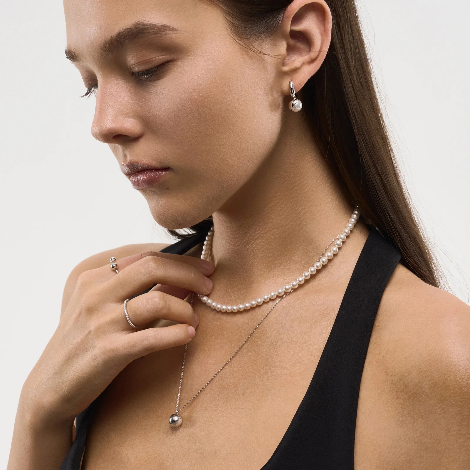 DOT PEARL PENDANT N