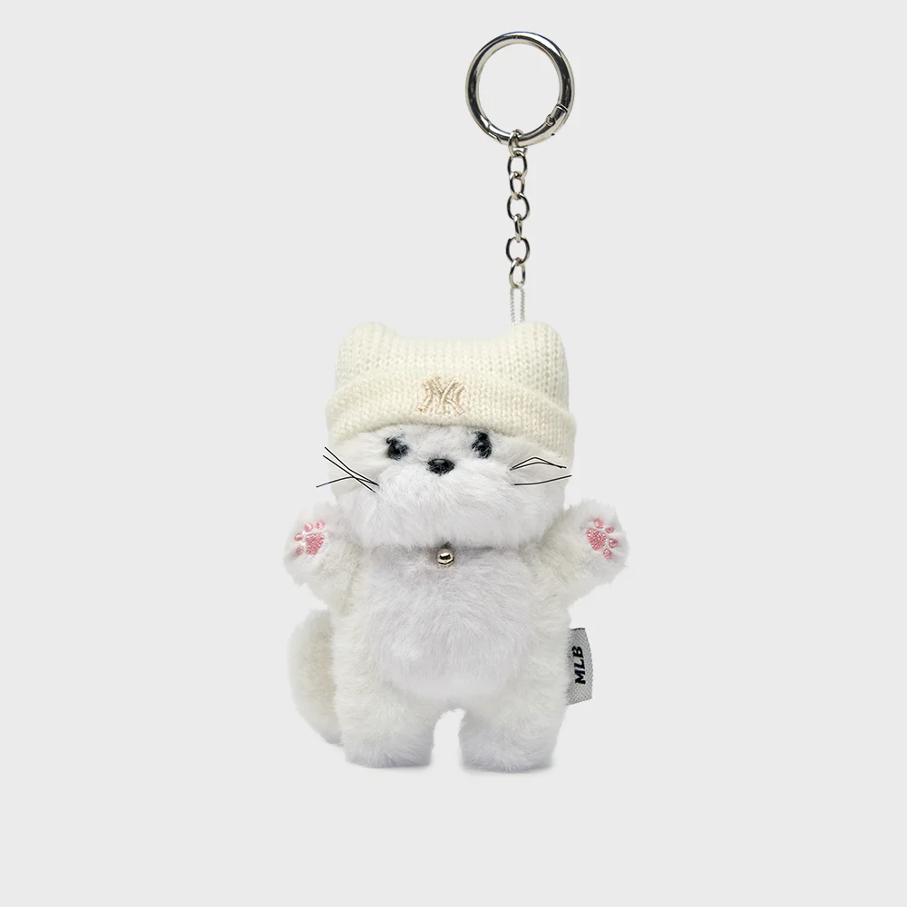 Miyaong 貓 鑰匙扣 NY (Ivory)