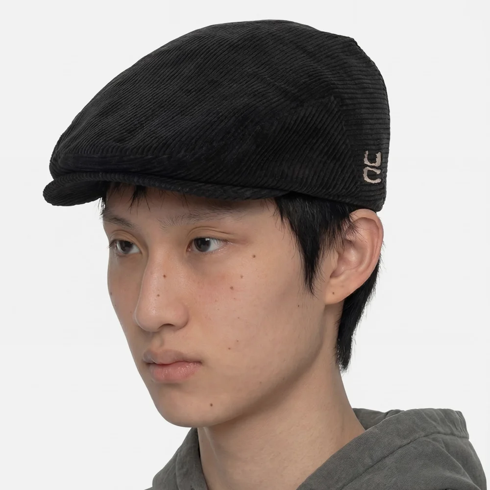 秋季 冬季 燈芯絨 經典 獵人帽 男女通用 鴨舌帽 UC / HUNTING / CD / BK