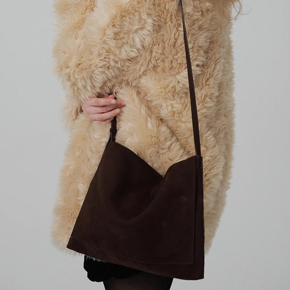 Olve Nubuck Shoulder Bag