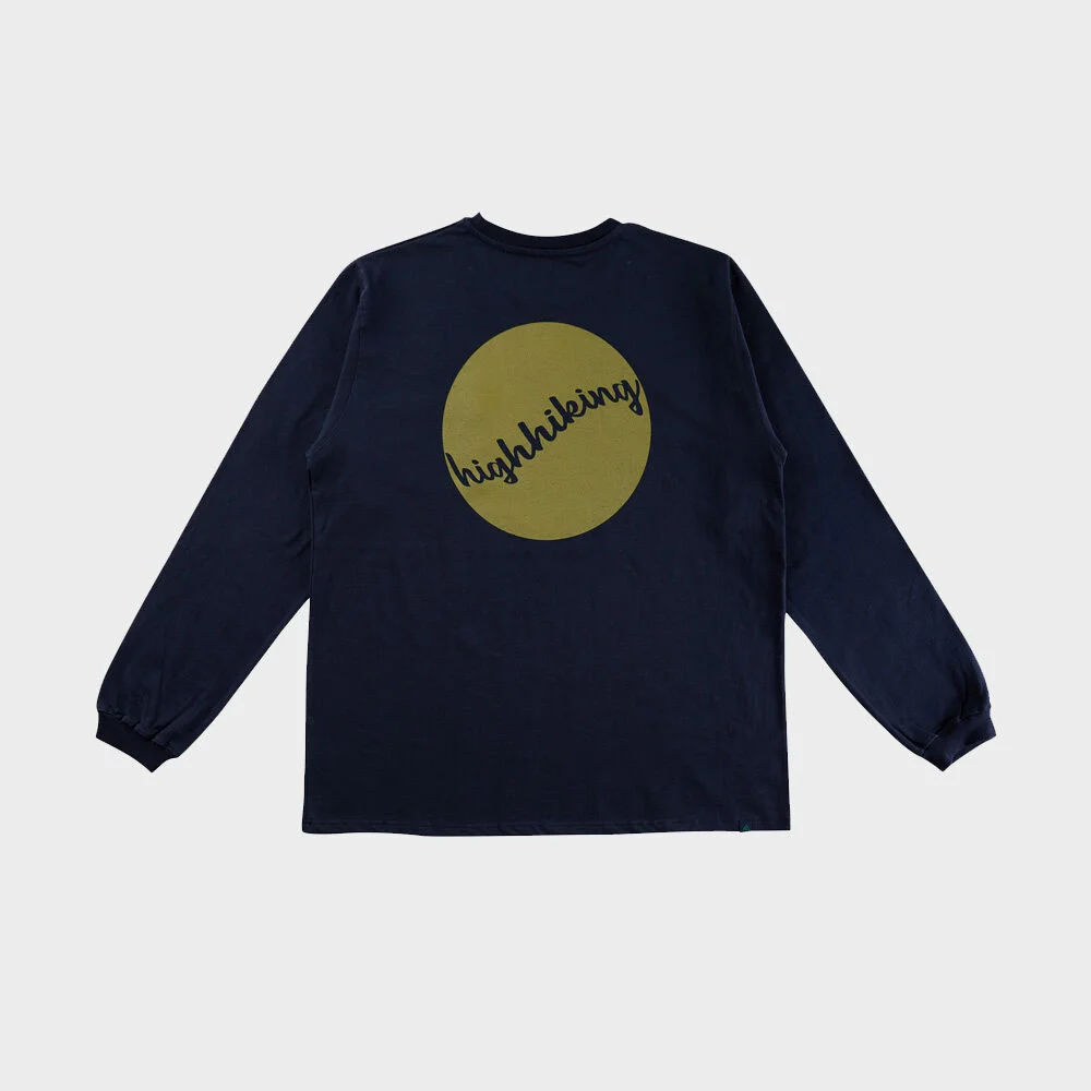 HH POCKET L/S TEE (NAVY / OLIVE)
