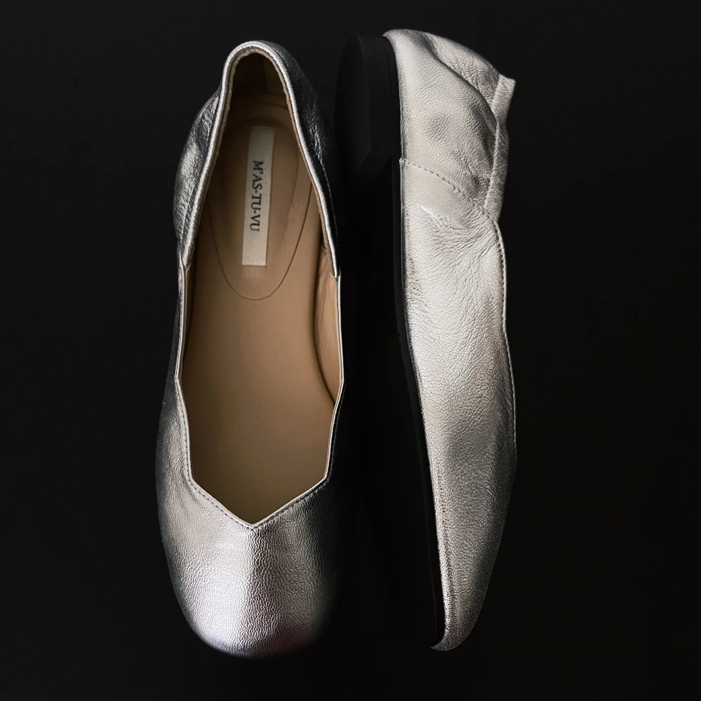 Alice flat shoes(silver)