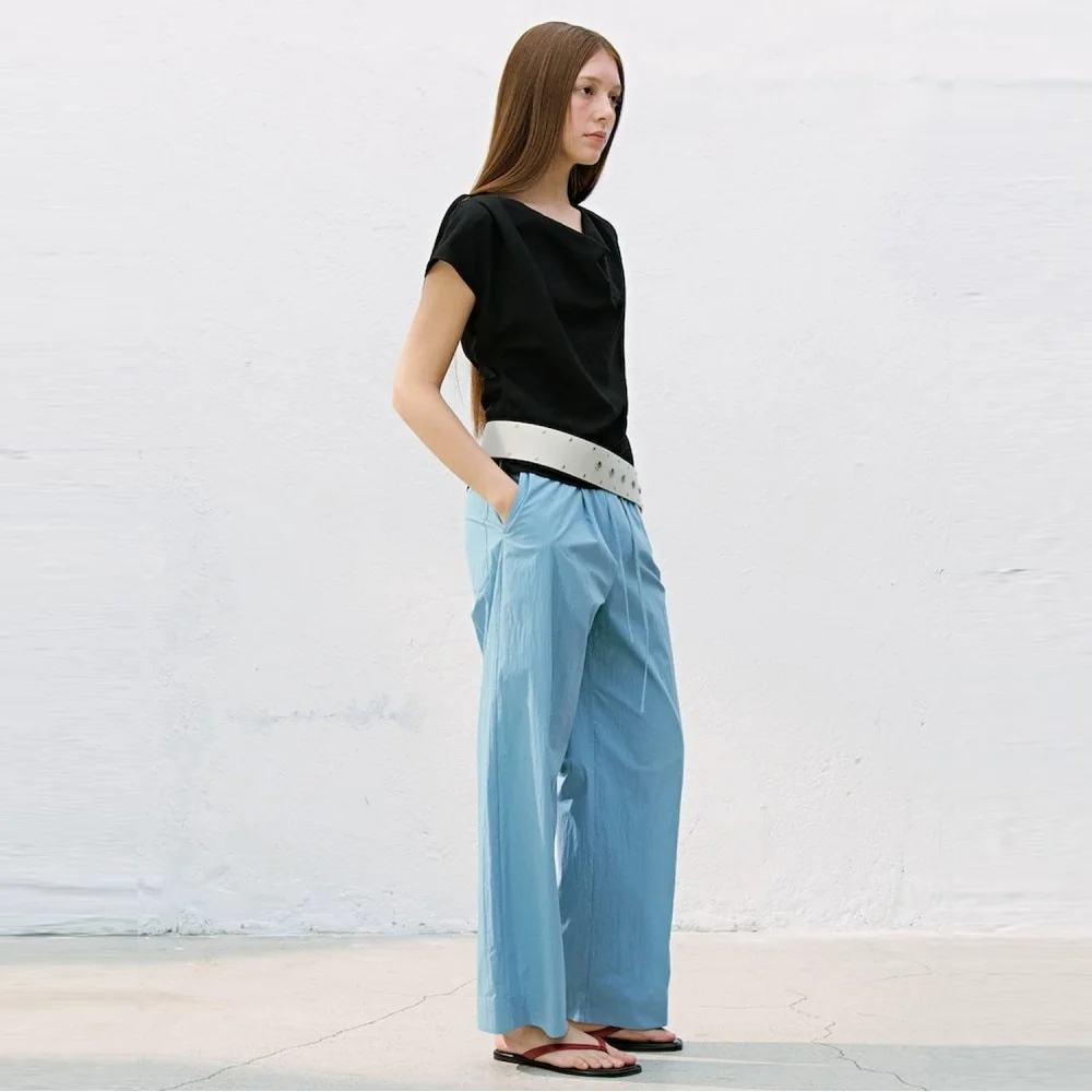 Crispy Banding Pants Sky Blue (KE6521M05Q)
