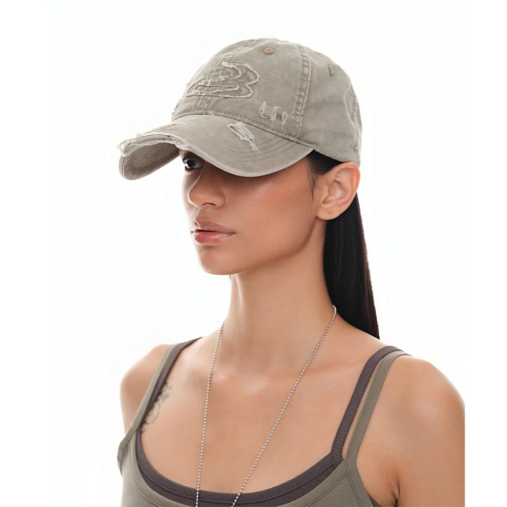 Offcut Distress 帽_米色 Offcut Distress Cap_Beige