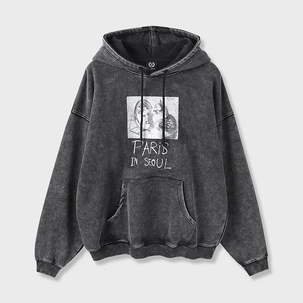 Mirror Cat Hoody SALT BLACK