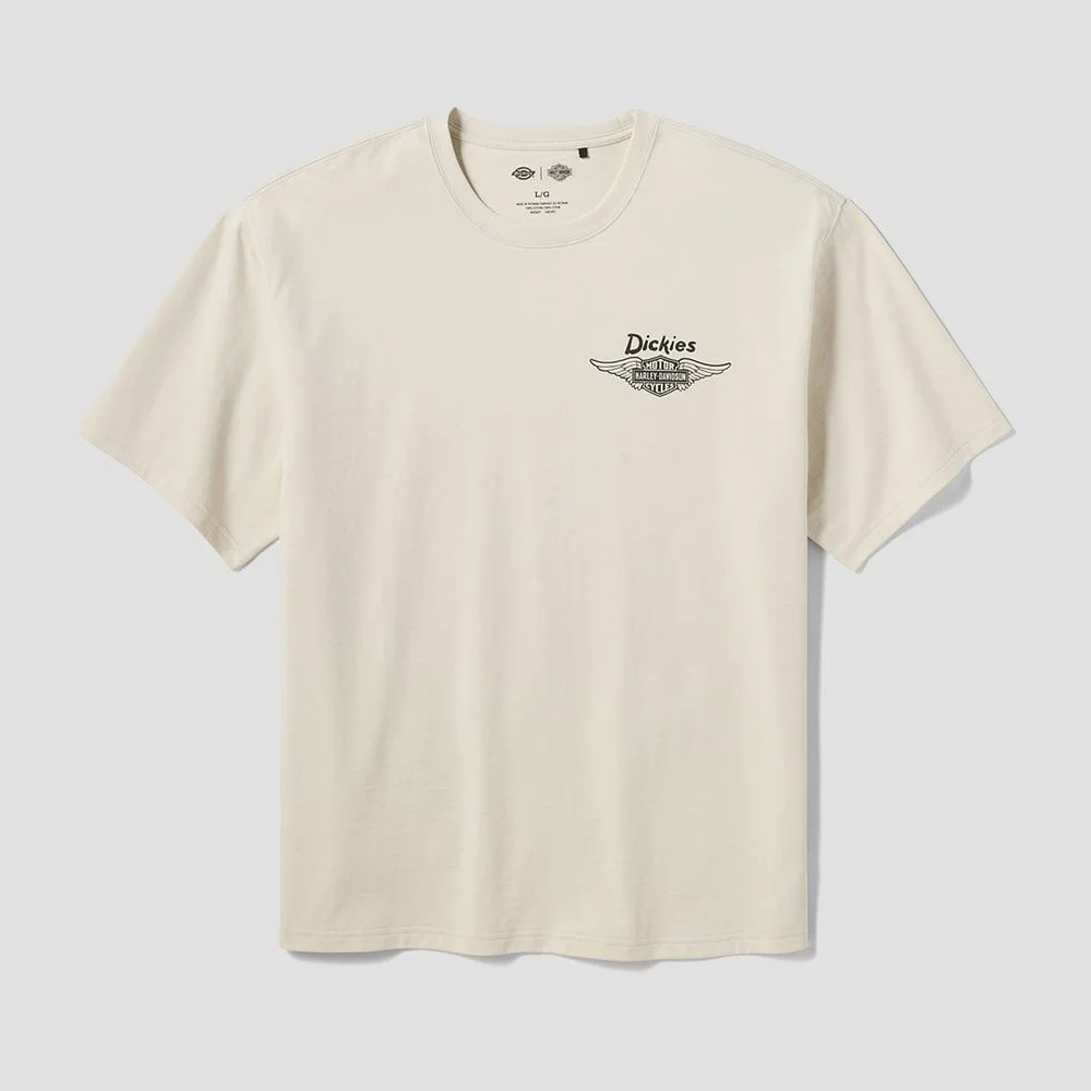 Dickies X Harley Davidson 圖案 T恤 Bone