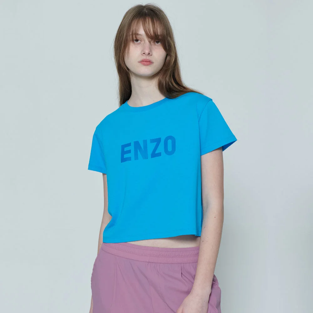 ENZO 短版 T恤 (Cobalt Blue)