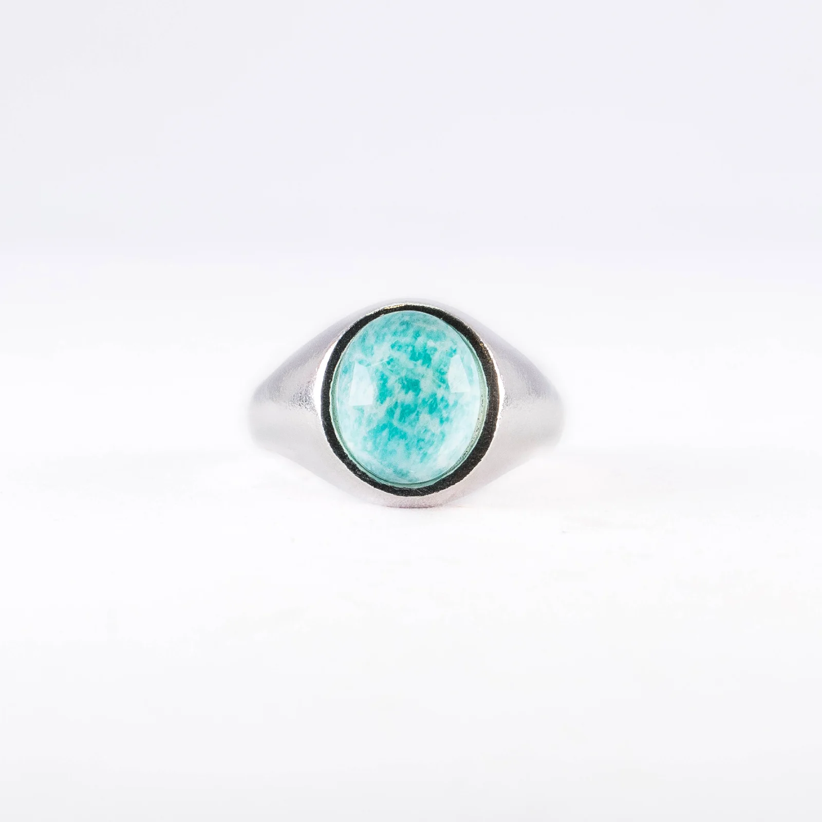 HR 249R_Mint Amazonite Ring(Silver 925)