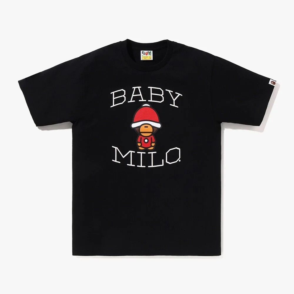 聖誕節 嬰兒 Milo T恤(M) BLACK