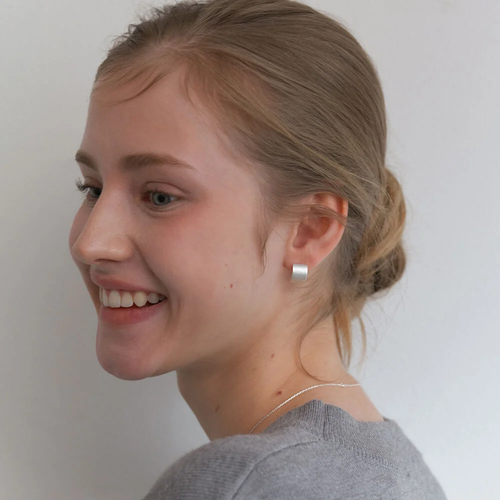 swing earring_texture matte JE032