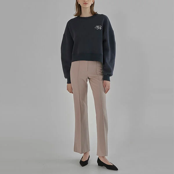WARM TOUCH PINTUCK SLIM BOOTCUT PANTS (PT-5352)