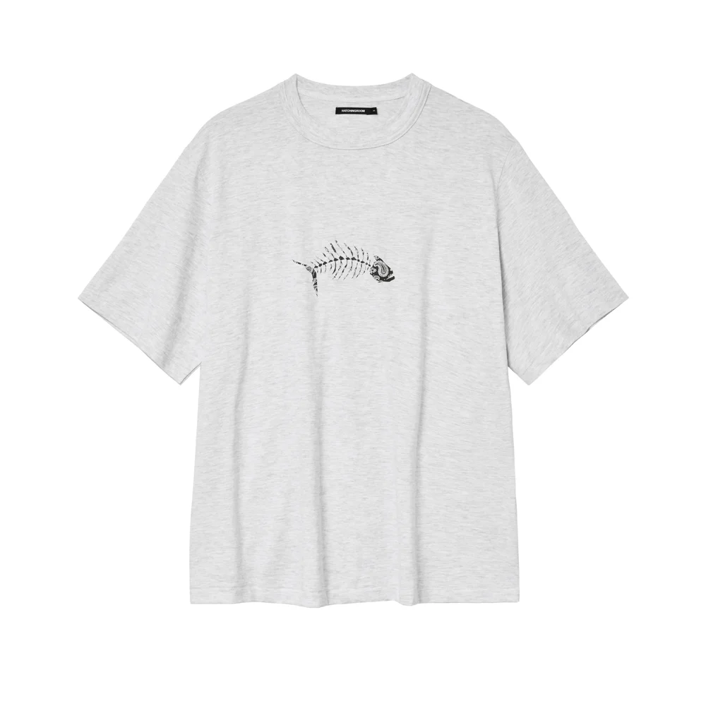 Paisley Bone Fish Tee 1% M.Grey
