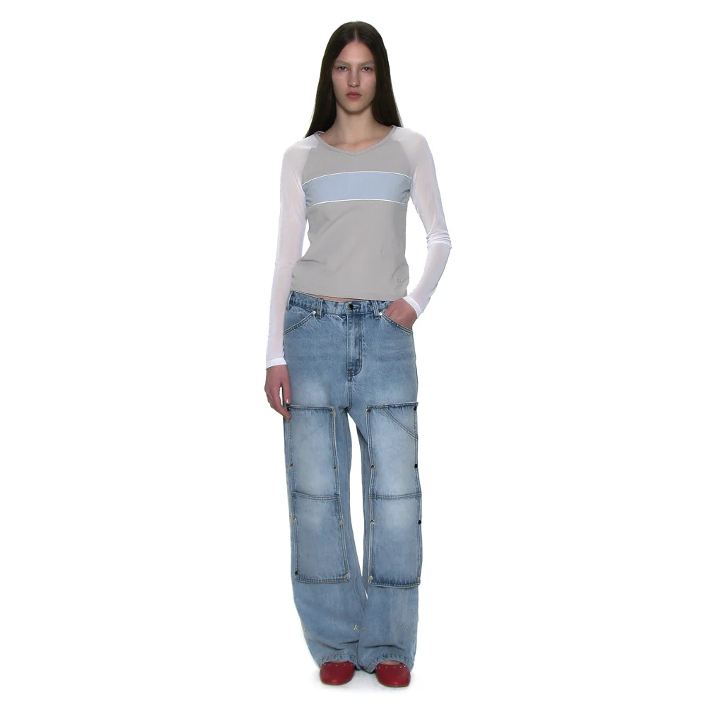 TRANSFORM DOUBLE KNEE PATCH JEANS_LIGHT BLUE