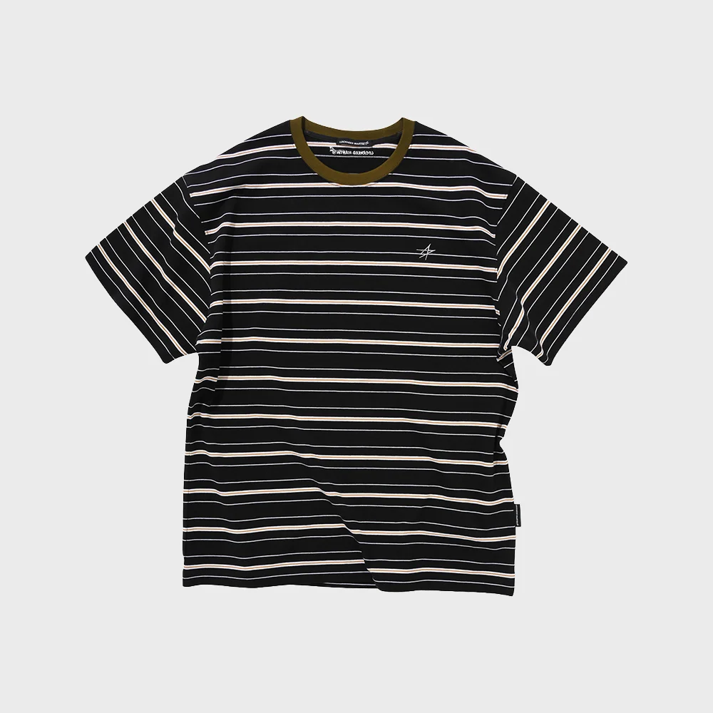 MULTI STRIPE TS (BLACK)