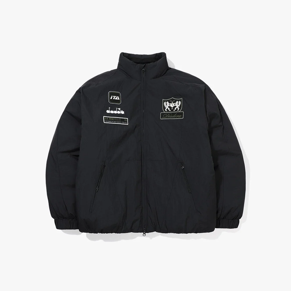 冬季 Pit Crew Racer 鵝絨 外套 BLACK