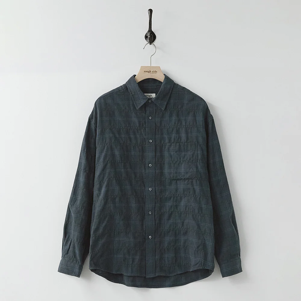 Primary Shirt Navy Check