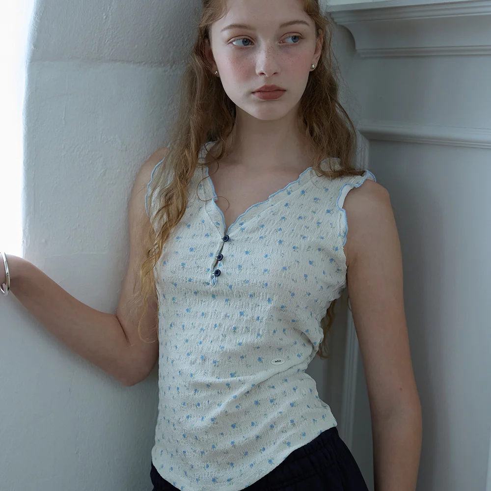 Flower open sleeveless
