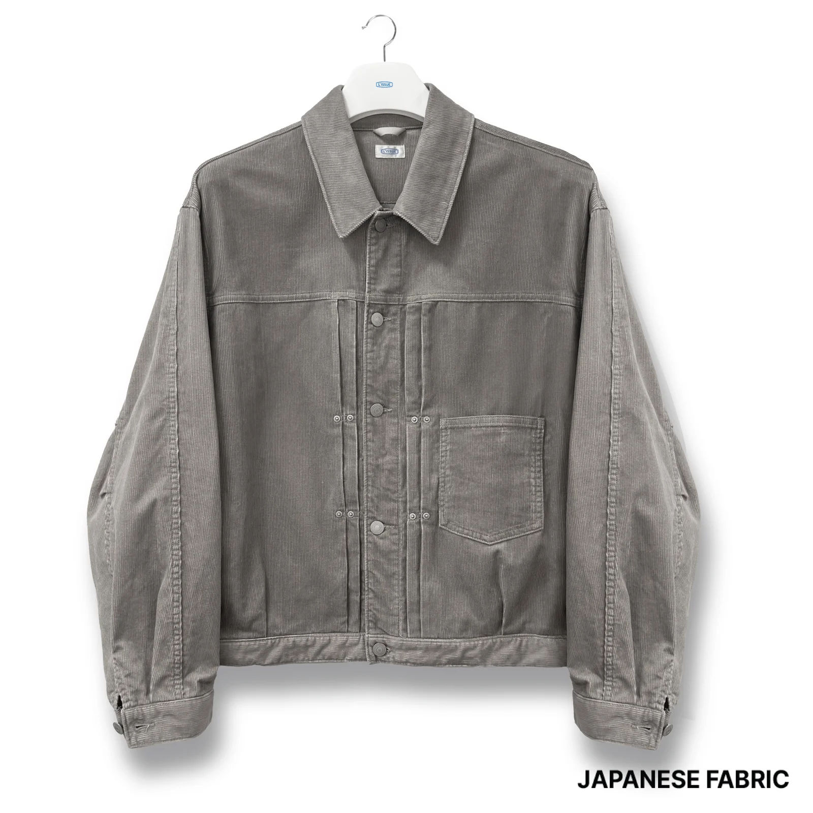 Type-1 Sulfur-dyed Corduroy Jacket(Washed greige)