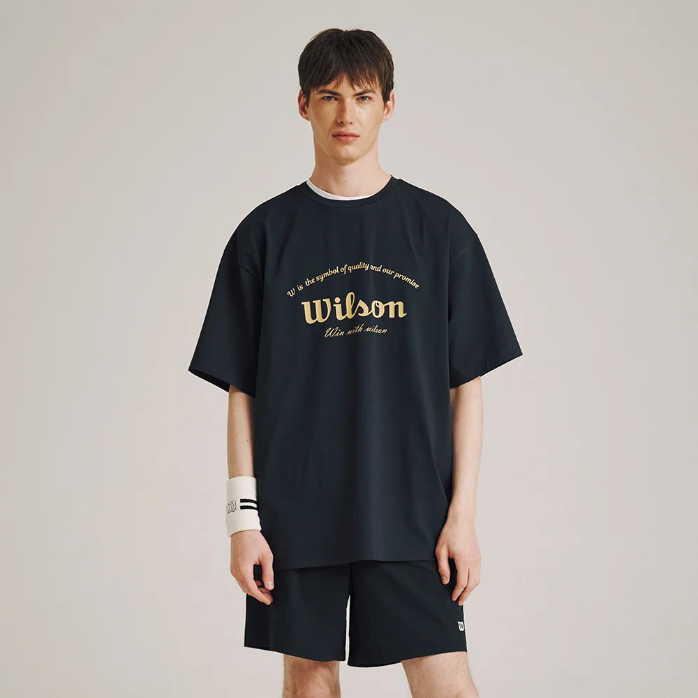 Wilson 經典傳承 標誌 T恤 UNI_WM30109513NVY